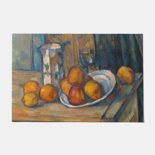 Paillasson Paul Cezanne - Nature morte avec pot à lait et fru