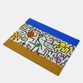 Paillasson Paul Klee Expressionniste Abstrait Rich Harbour (Incliné)