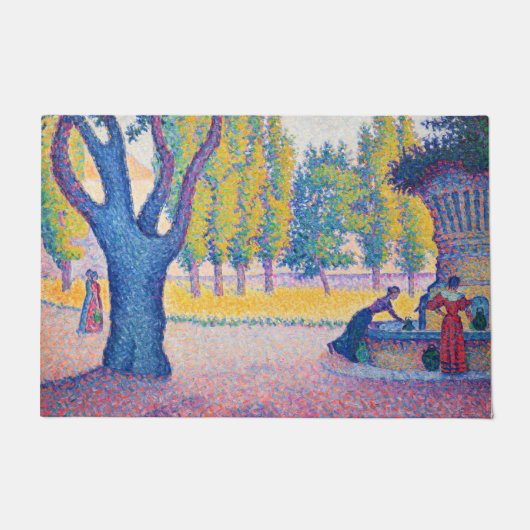 Paillasson Paul Signac - Fontaine des Lices, Saint-Tropez (Devant)