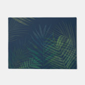 Paillasson Paume vert foncé Feuille Motif - Tropical (Devant)