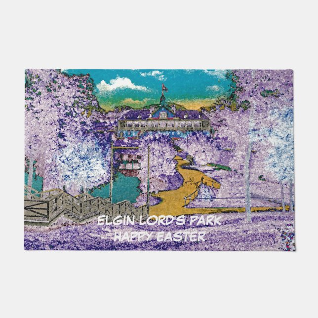 Paillasson PAVILLON ELGIN ILLINOIS LORDS PARK 1920'S Pâques (Devant)