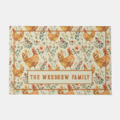 Paillasson Pays Rustique Nom de famille Grotte Porte Mat (Devant)