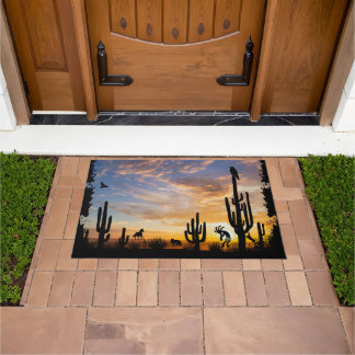 Paillasson Paysage désertique Sud-ouest Kokopelli Doormat