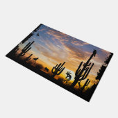 Paillasson Paysage désertique Sud-ouest Kokopelli Doormat (Incliné)