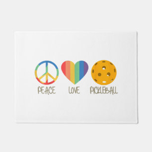 Paillasson Peace Love Pickleball