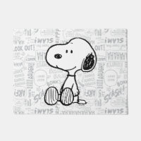 PEANUTS | Snoopy on Black White Comics