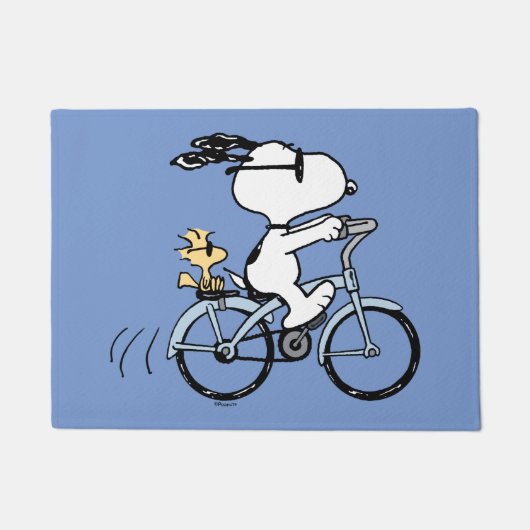 Paillasson Peanuts | Snoopy & Woodstock Bicycle (Devant)