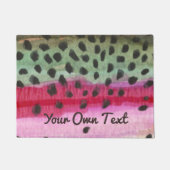 Paillasson Pêche à la truite arc-en-ciel (Devant)