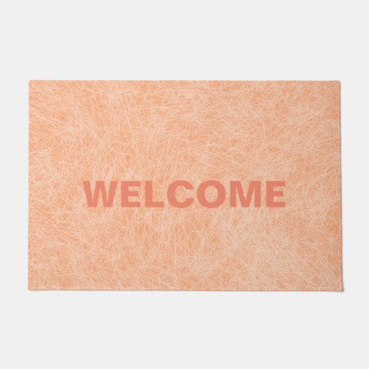 Paillasson Pêcher Fuzz Faux Cuir (Devant)