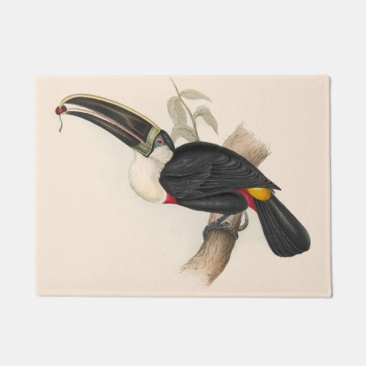 Paillasson Peinture animalière d'antiquités Toucans (Devant)