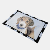 Paillasson Peinture beagle - Cute Original Chien Art (Incliné)