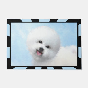 Paillasson Peinture Bichon Frise - Cute Original Chien Art
