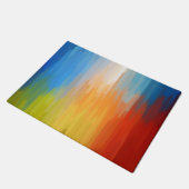 Paillasson Peinture colorée Abstraite (Incliné)