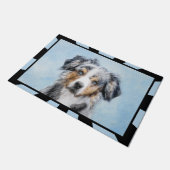 Paillasson Peinture de berger américaine miniature - L'art du (Incliné)