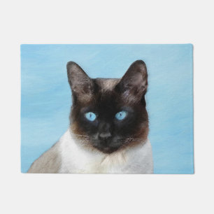 Paillasson Peinture de chats de Siamese - Cute Original Cat A