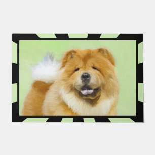 Paillasson Peinture de Chow Chow - Cute Original Dog Art