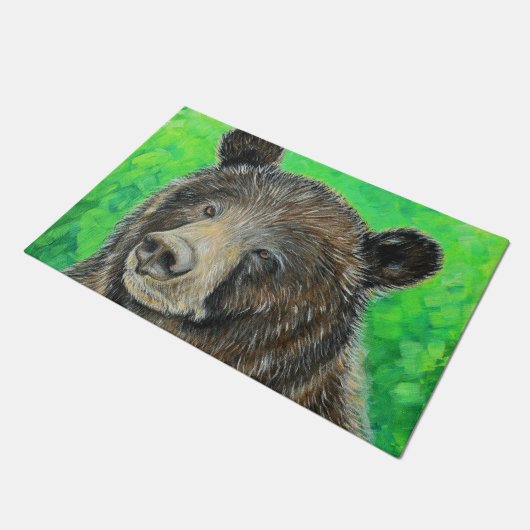 Paillasson Peinture d'ours Brown réfléchie (Incliné)