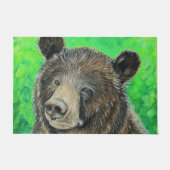Paillasson Peinture d'ours Brown réfléchie (Devant)