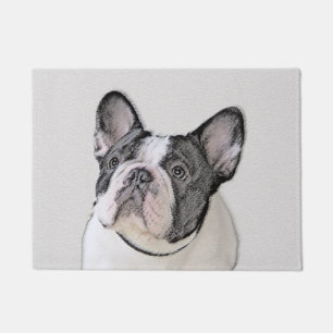 Paillasson Peinture française de Bulldog (Pied de broche) -