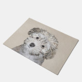 Paillasson Peinture havanaise de chiot - Beau art original de (Incliné)