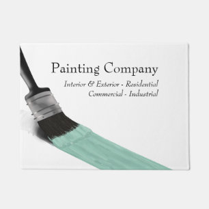 Paillasson Peinture Peintre Service Société Brush Pastel Mint