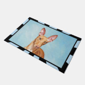 Paillasson Peinture Pharaon Hound - Cute Original Chien Art (Incliné)