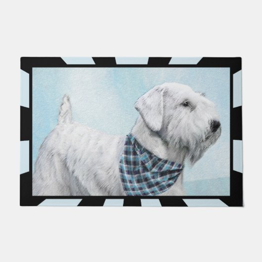 Paillasson Peinture Sealyham Terrier - Cute Original Chien Ar (Devant)