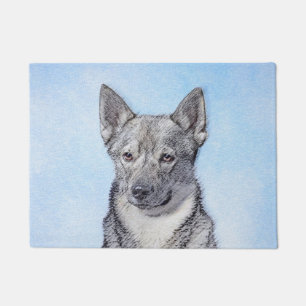 Paillasson Peinture Suédoise Vallhund - Cute Original Chien A