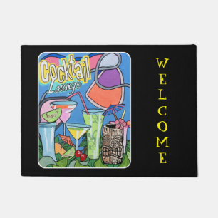 Paillasson Peinture tropicale de salon de mod Tiki de la