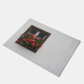 Paillasson Pélargonium rouge et rose (Incliné)