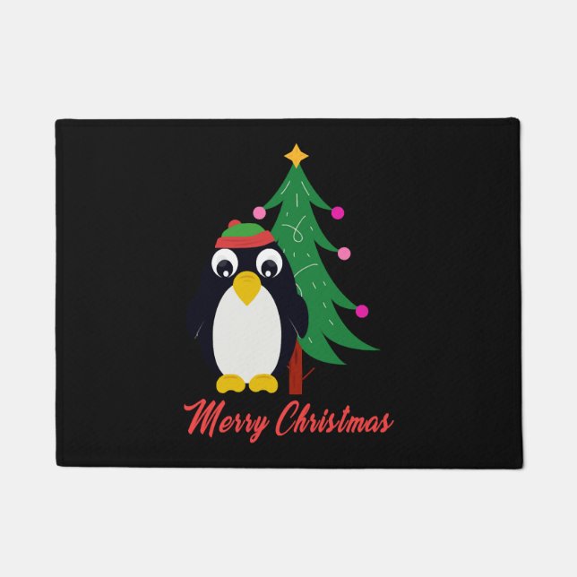 Paillasson Penguin de Christmas (Devant)