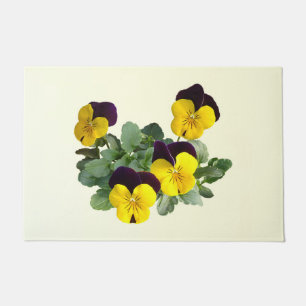 Paillasson Pensées Sorbet Saut Jaune