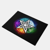 Paillasson pentagramme du Wiccan (Incliné)