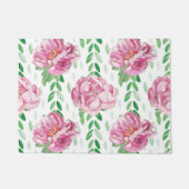 Paillasson Peonies d'aquarelle rose (Devant)