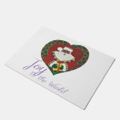 Paillasson Père Noël afro-américain (Incliné)