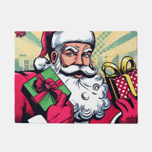 Paillasson Père Noël de bande dessinée/Noël