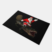 Paillasson Père Noël Festif Montant Un Alligator (Incliné)