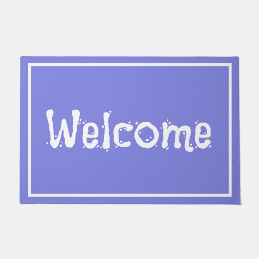 Paillasson Périwinkle foncé violet (Devant)