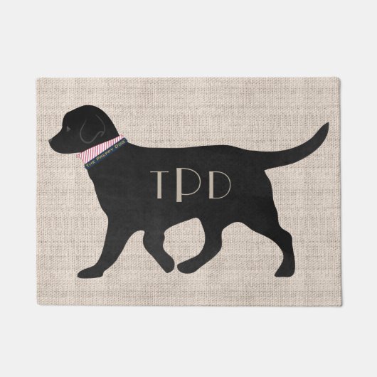 Paillasson Perpétuité du laboratoire noir - Pré-ppy Monogramm (Devant)