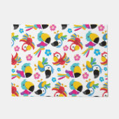 Paillasson Perroquets colorés, Perroquets tropicaux, Oiseaux, (Devant)