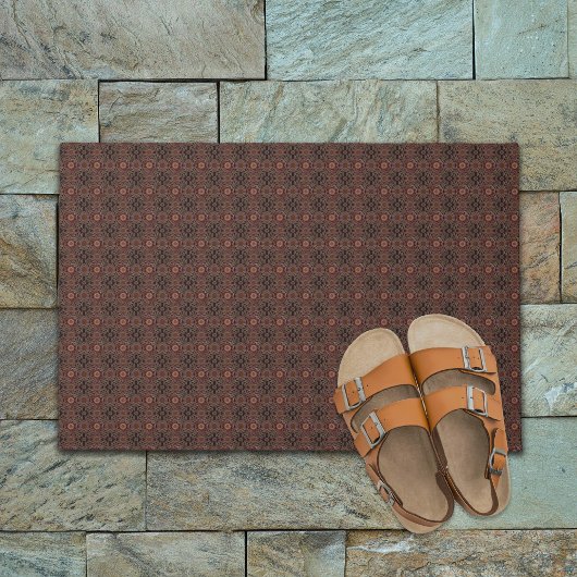 Paillasson Perse sunniest encadré motif ethnique