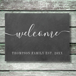 Paillasson Personalised Family Name Chalkboard