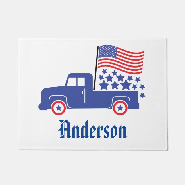 Paillasson Personalized American Truck (Devant)