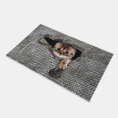 Paillasson Personalized Cat Doormat, Cat Welcome Doormat (Incliné)