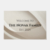 Paillasson Personalized Family Name Doormat – Welcome (Devant)