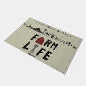 Paillasson Personalized Life Is Better On The Farm Doormat (Incliné)
