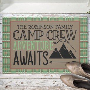 Paillasson PERSONALIZED NAME Cabin Camping Adventure