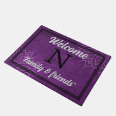 Paillasson Personalized Purple Welcome Doormat (Incliné)