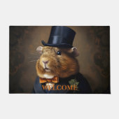 Paillasson Personnalisable Edwardian Guinée Pig Gentleman (Devant)