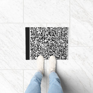 Paillasson Personnalisation de votre QR Code Scan Info Doorma